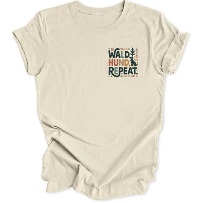 Wald Hund Repeat Mini-Print - Natural