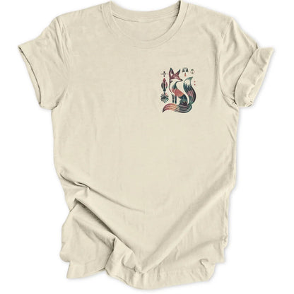 Boho Fox Mini-Print - Natural