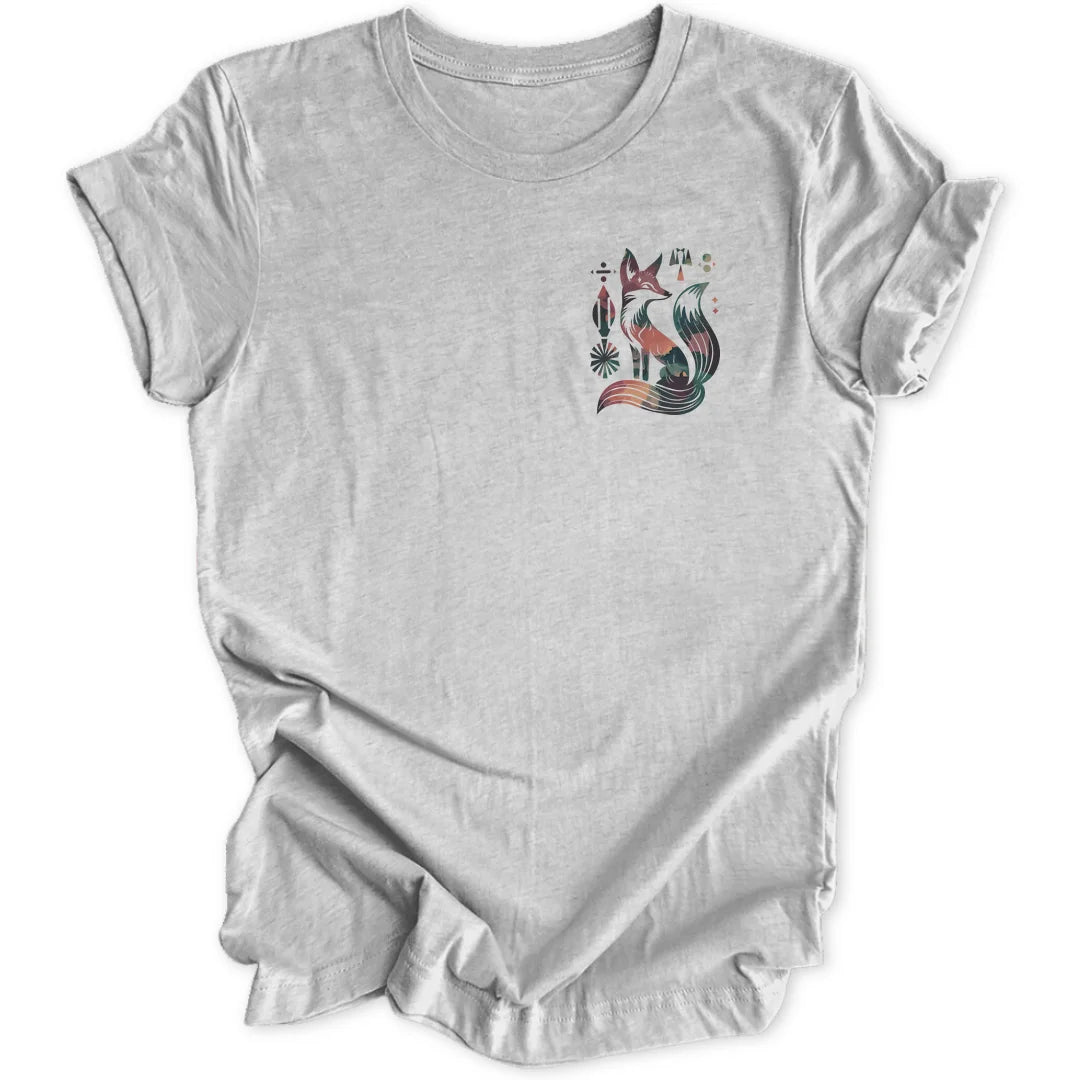 Boho Fox Mini-Print - Sport Grey
