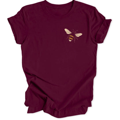 Grunge Hummel Mini-Print - Maroon