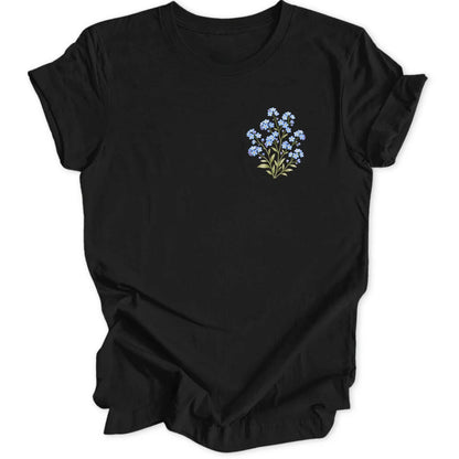 Vergissmeinnicht Mini-Print - Black