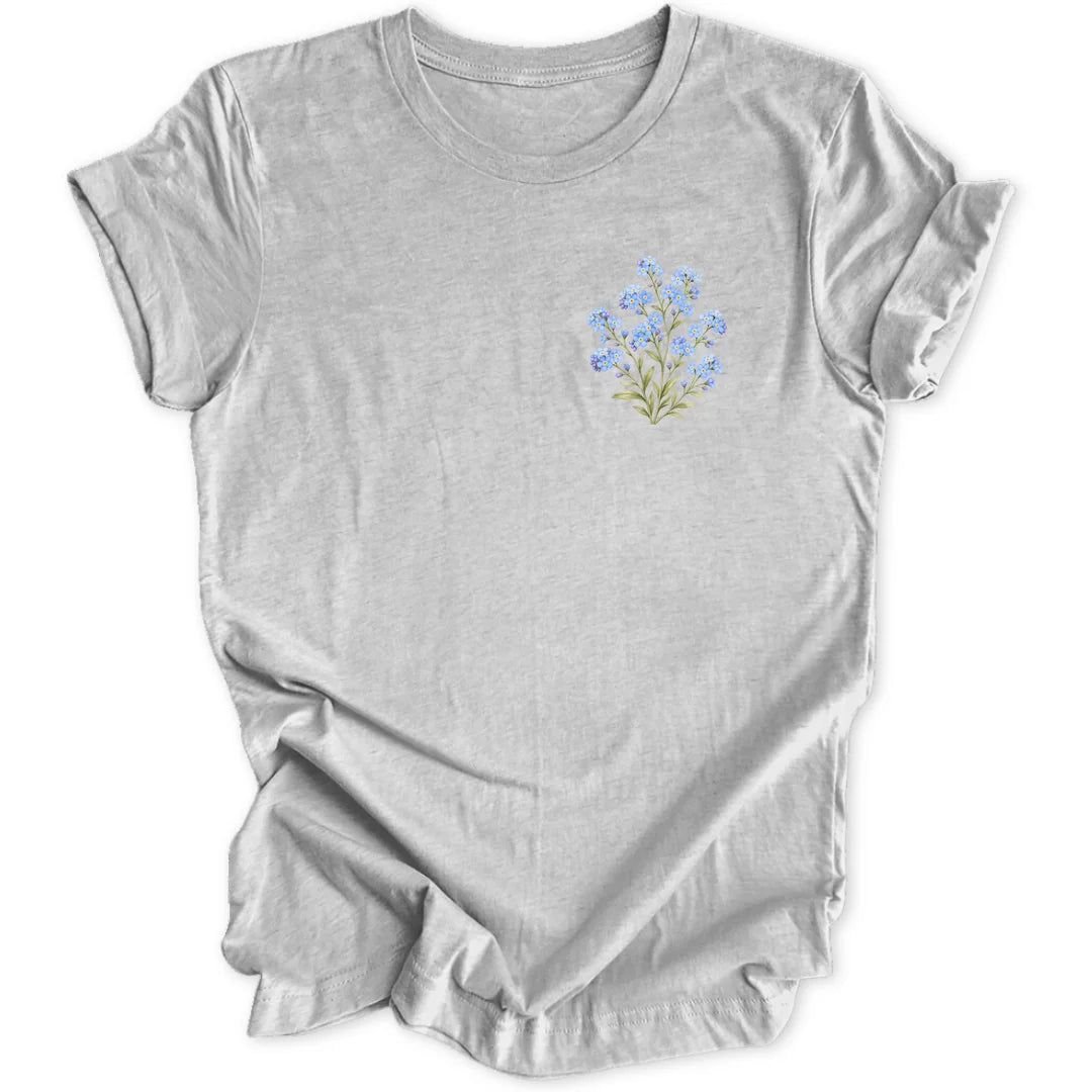 Vergissmeinnicht Mini-Print - Sport Grey