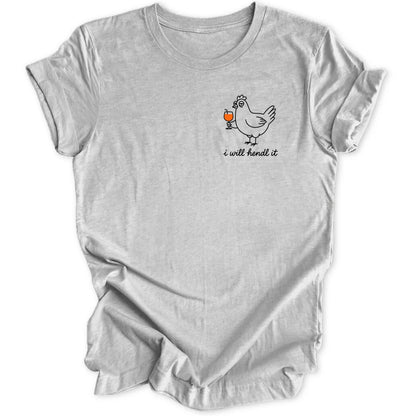 Chicken Hendl Mini-Print - Sport Grey