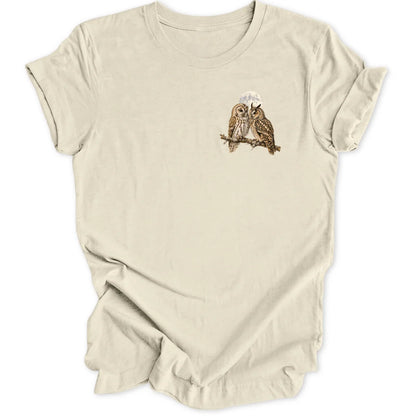 Moon Owls Mini-Print - Natural