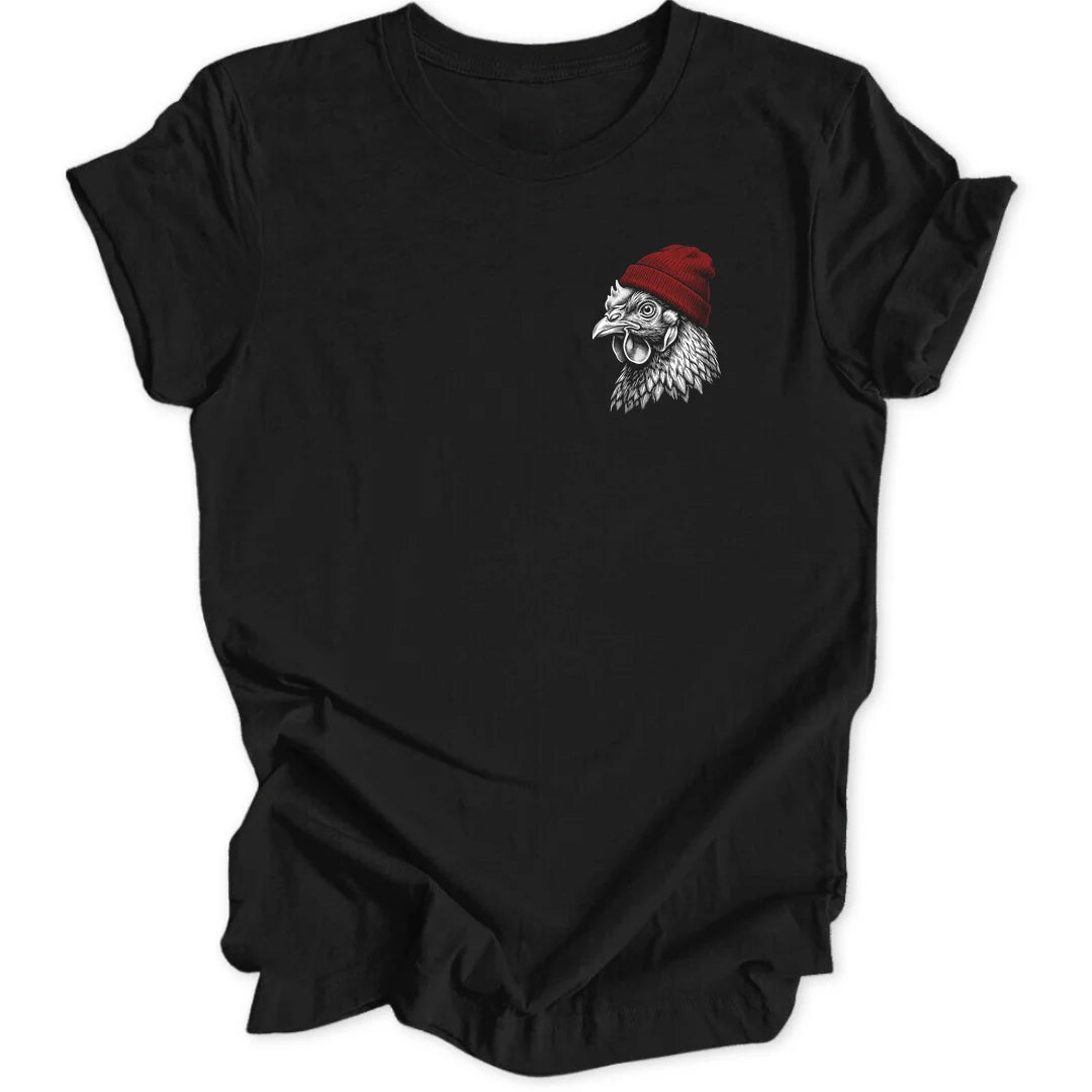 Beanie Chicken Mini-Print - Black