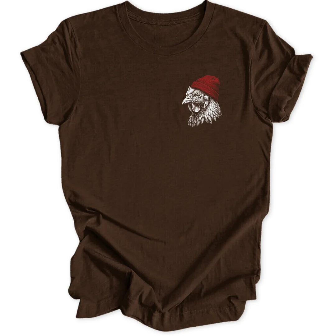 Beanie Chicken Mini-Print - Dark Chocolate