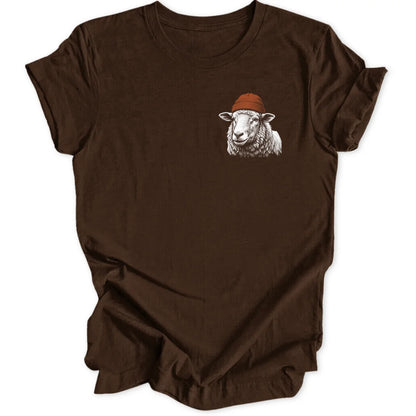 Beanie Sheep Mini-Print - Dark Chocolate