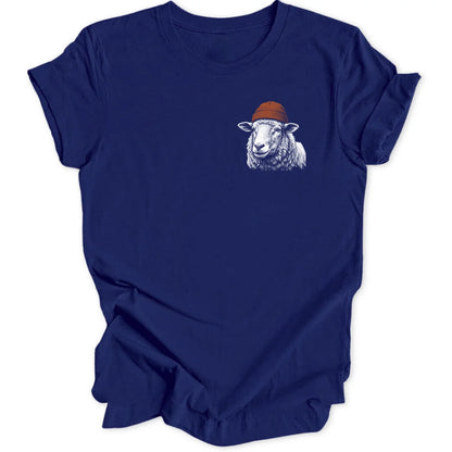 Beanie Sheep Mini-Print - Navy