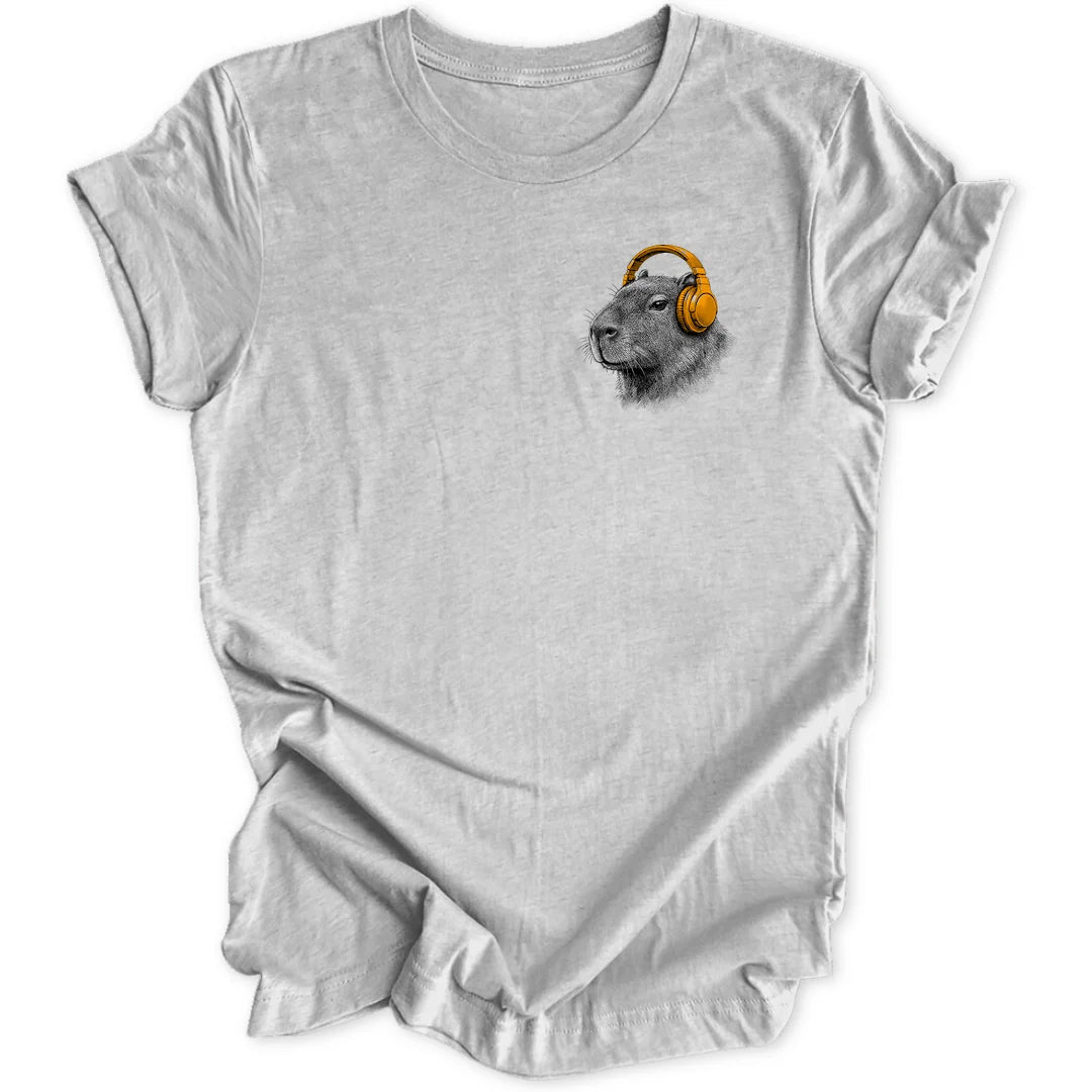 Capybara DJ Mini-Print - Sport Grey