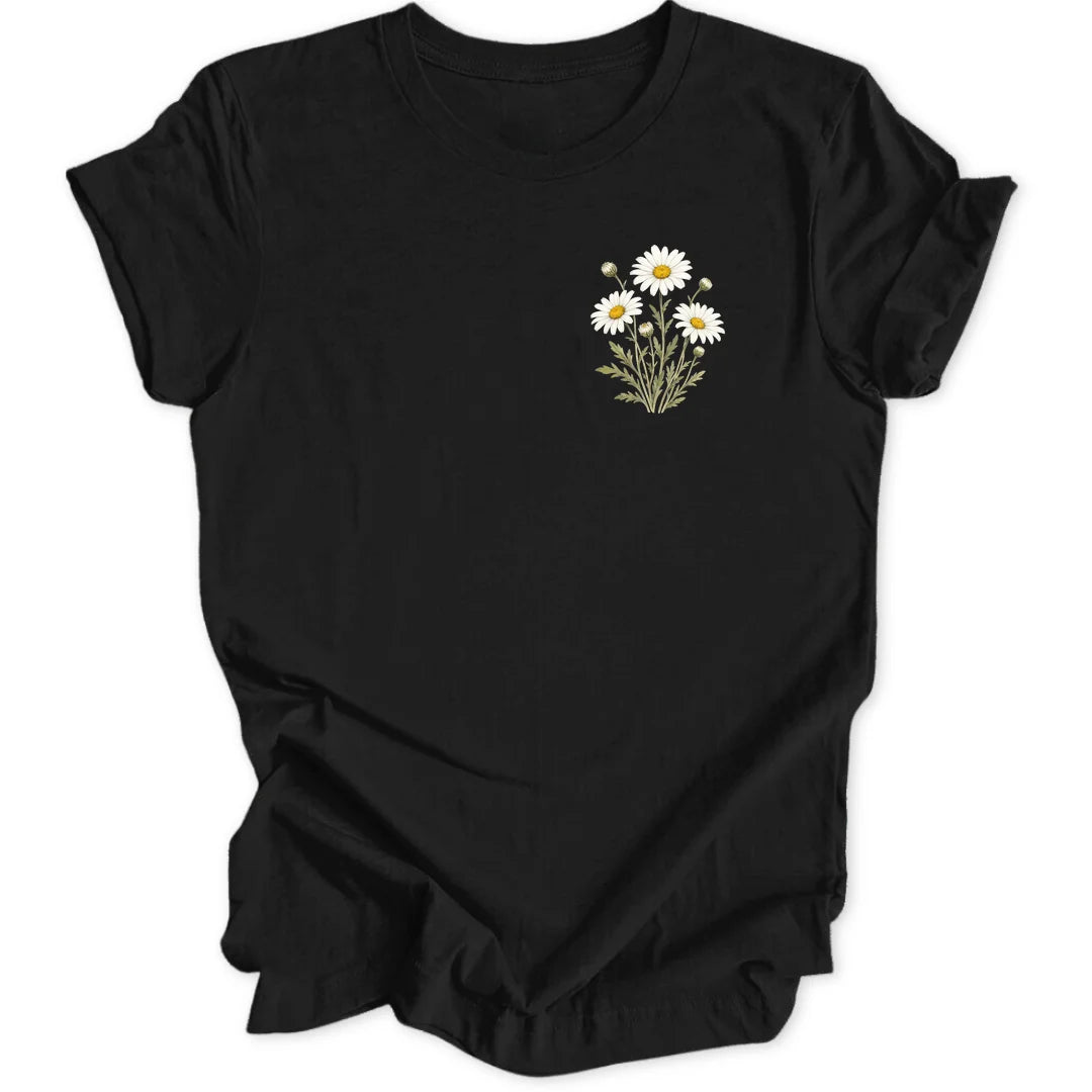 Oxeye Daisy Mini-Print - Black