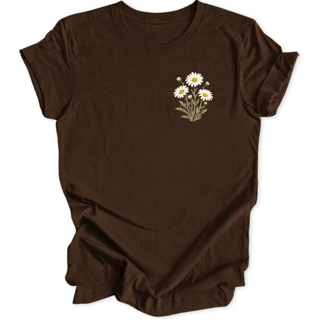 Oxeye Daisy Mini-Print - Dark Chocolate