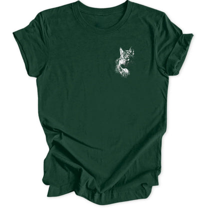 Wild Wolf Mini-Print - Forest Green