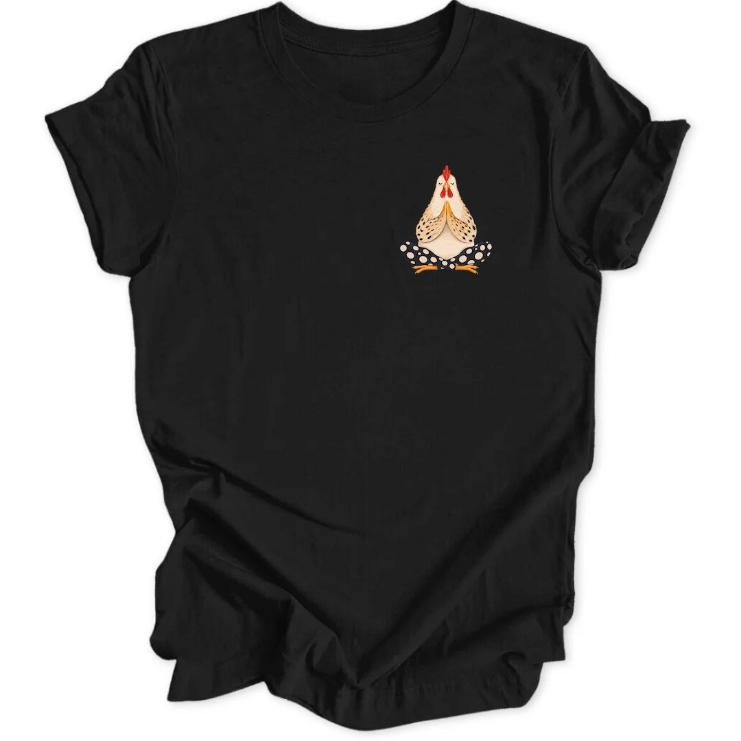 Namasté Chicken Mini-Print - Black