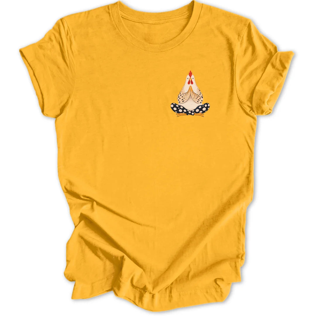 Namasté Chicken Mini-Print - Gold