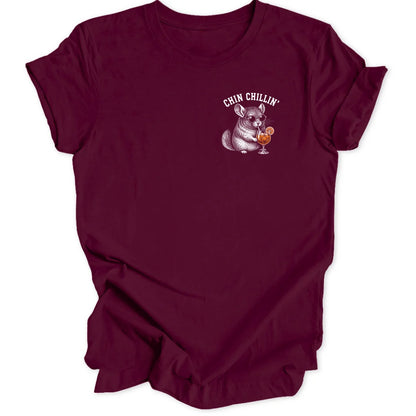 Chinchillin Mini-Print - Maroon