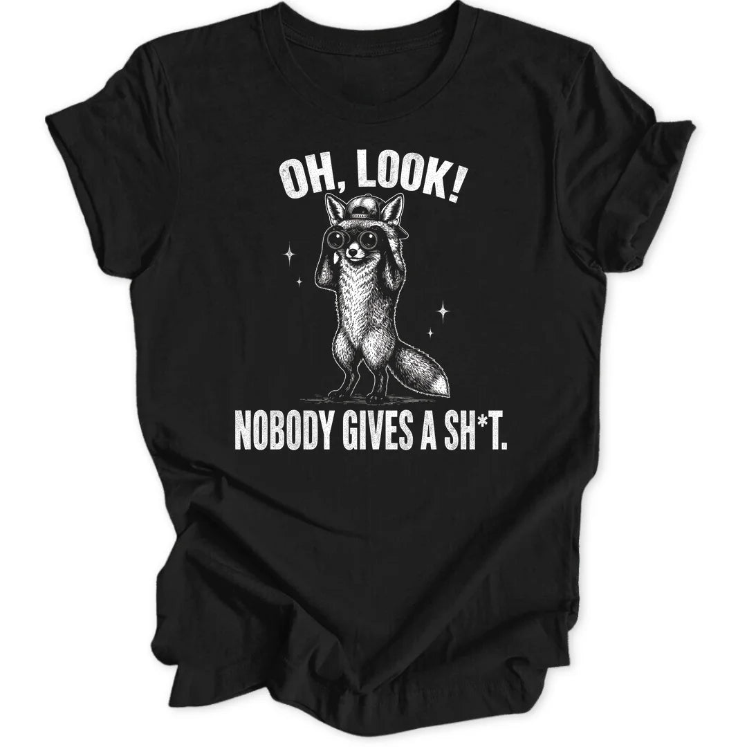 Oh Look Fox - Black