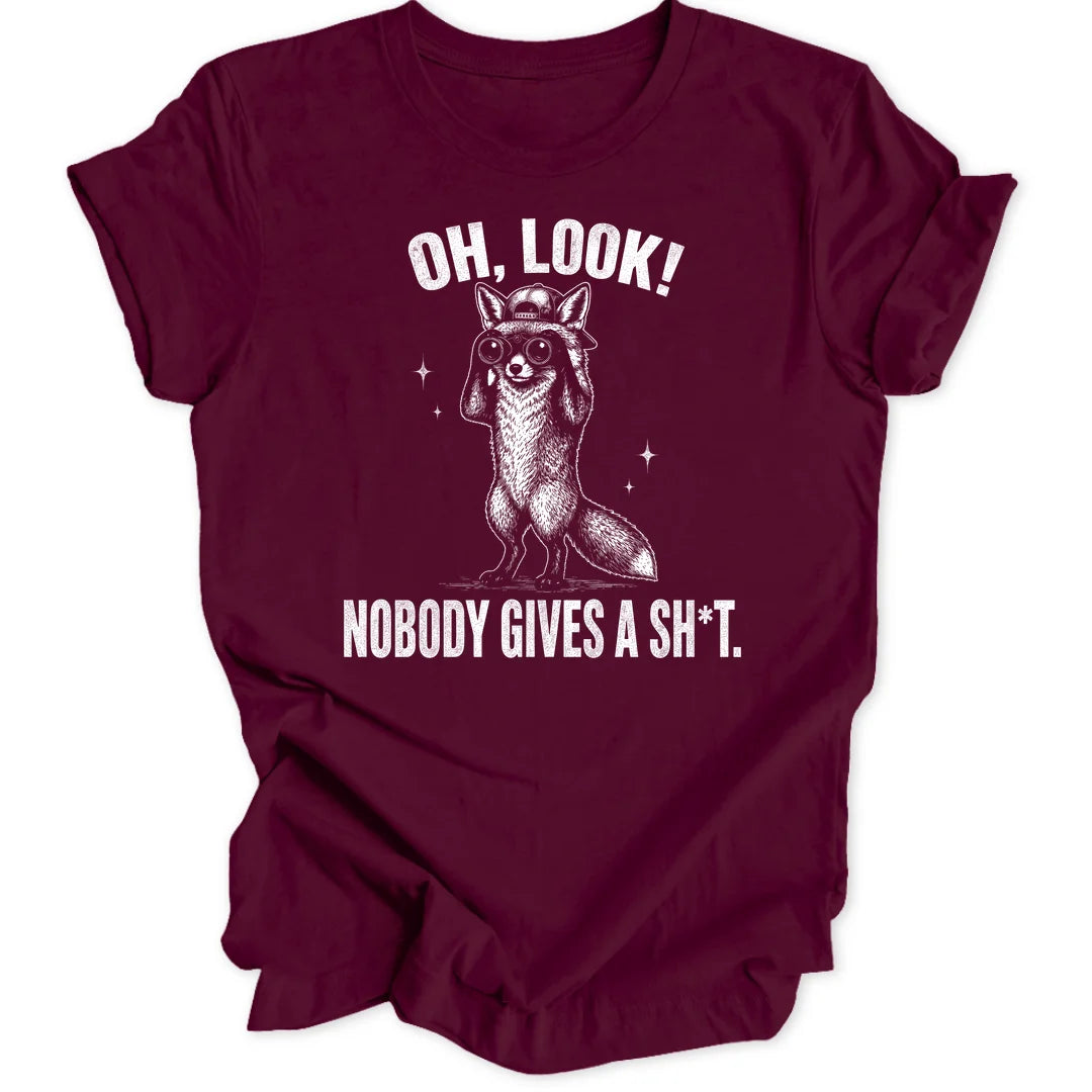 Oh Look Fox - Maroon