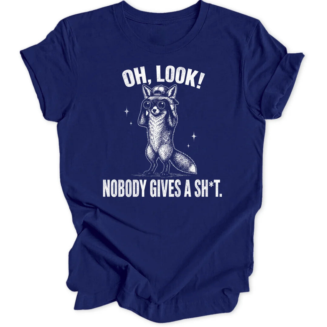 Oh Look Fox - Navy
