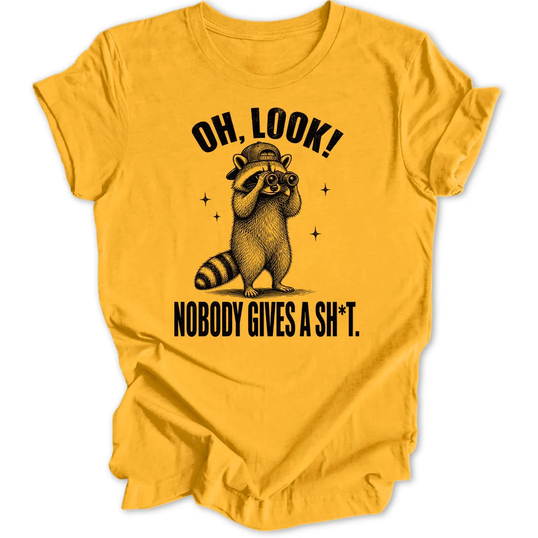 Oh Look Raccoon - Gold