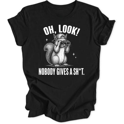Oh Look Squirrel - Black