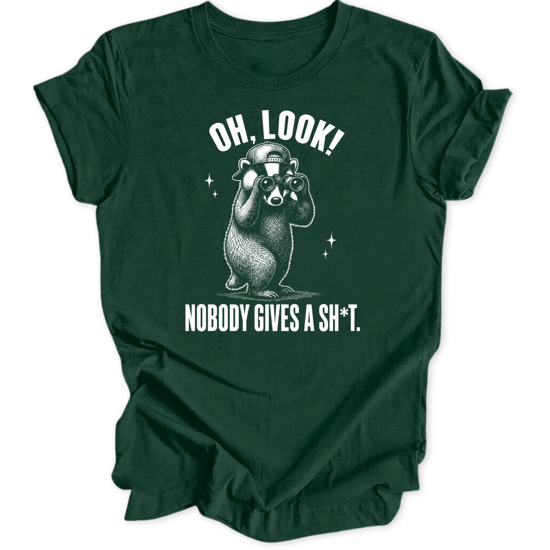 Oh Look Badger - Forest Green