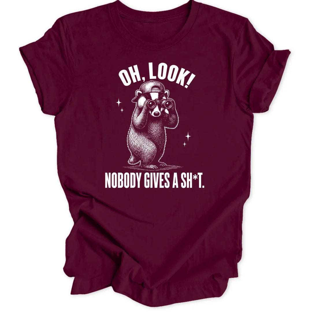 Oh Look Badger - Maroon