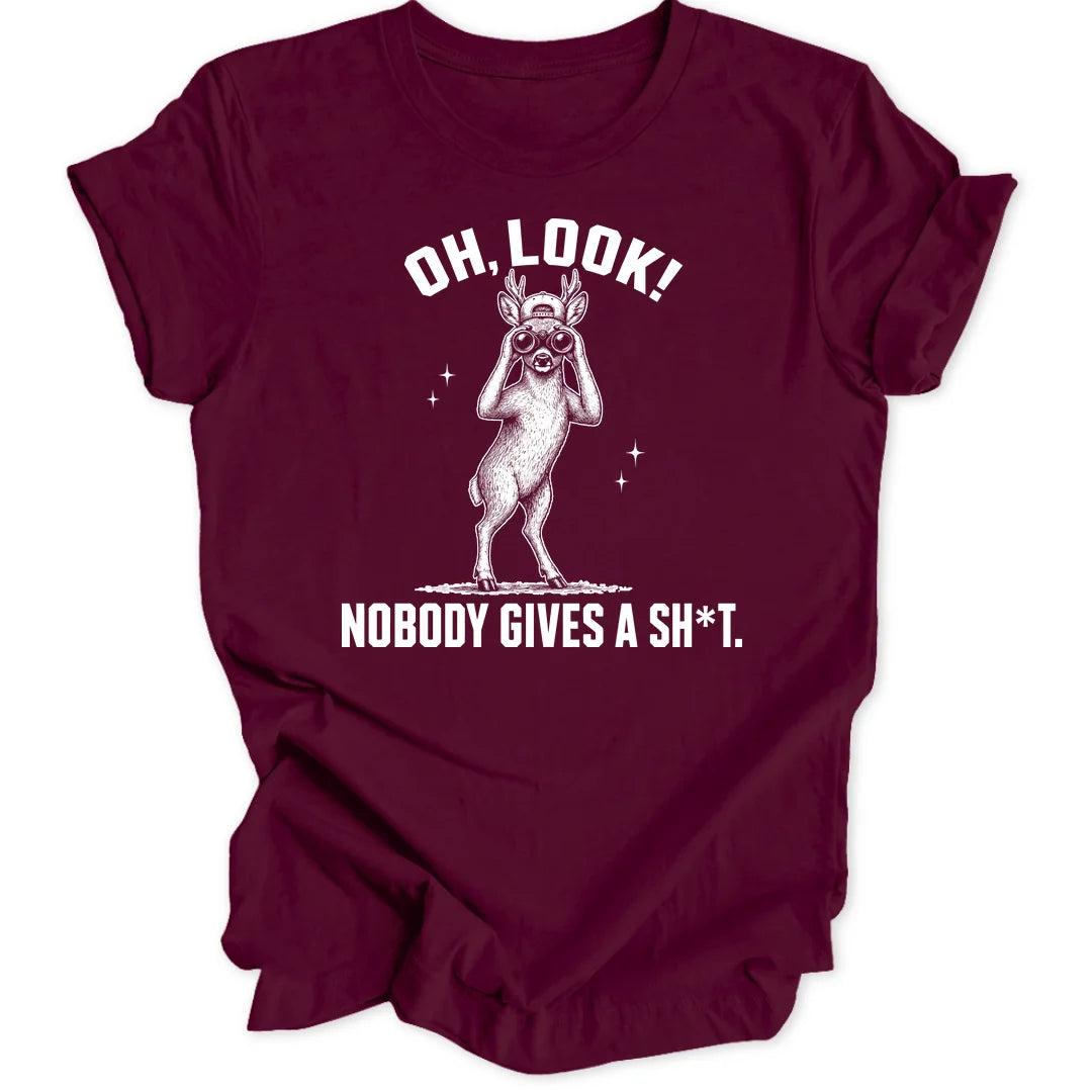 Oh Look Roe Deer - Maroon