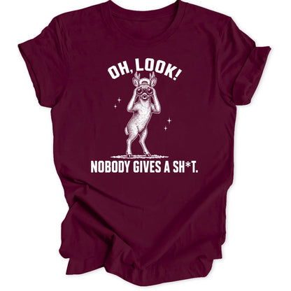 Oh Look Roe Deer - Maroon