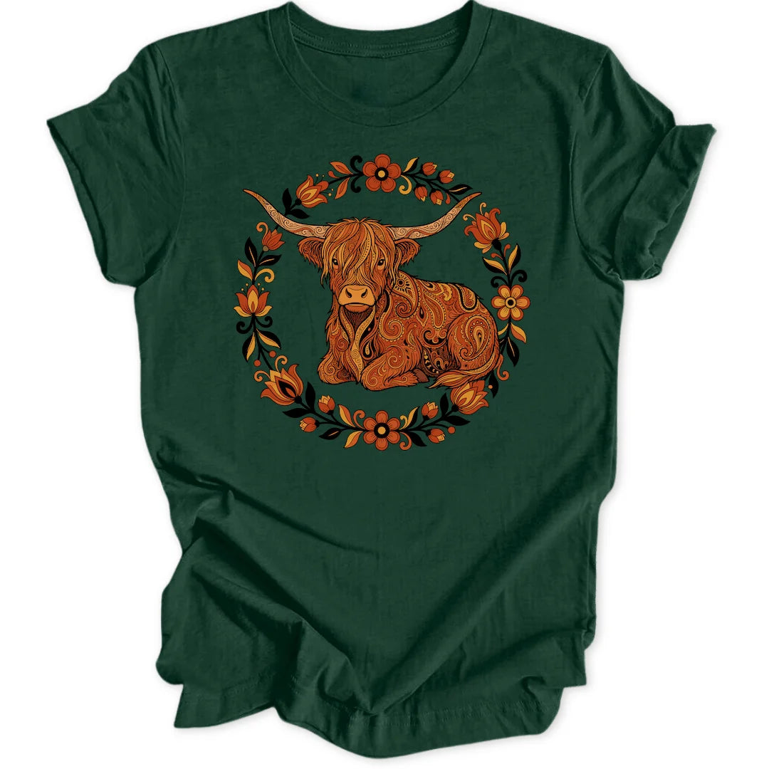 Folk Cow - Forest Green