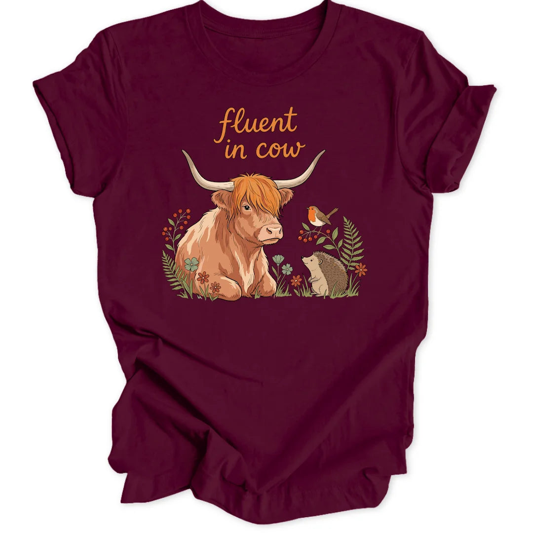Fluent Cow - Maroon