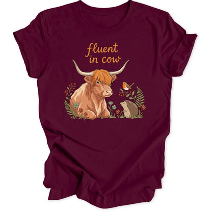 Fluent Cow - Maroon