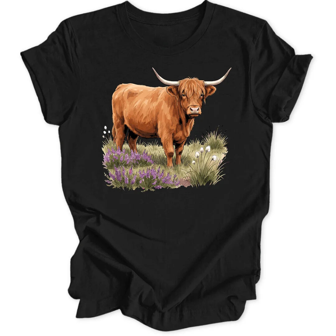 Heather Cow - Black