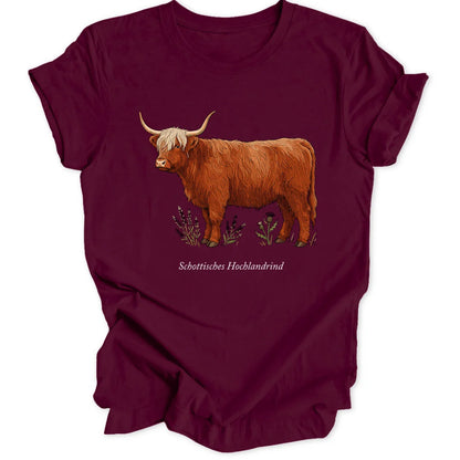Highland Study - Maroon