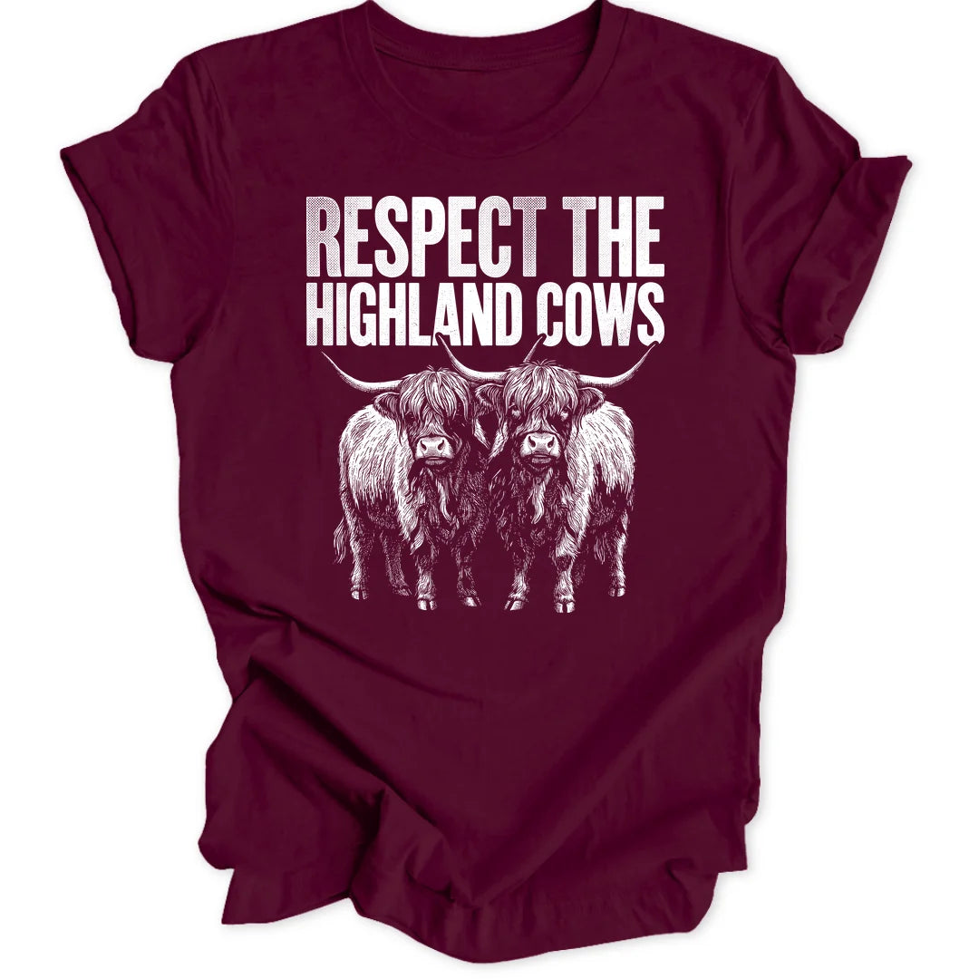 Respect Highlands - Maroon
