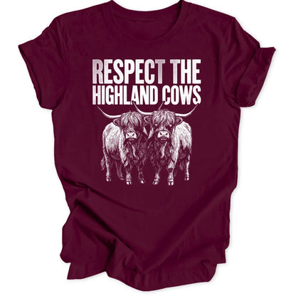 Respect Highlands - Maroon