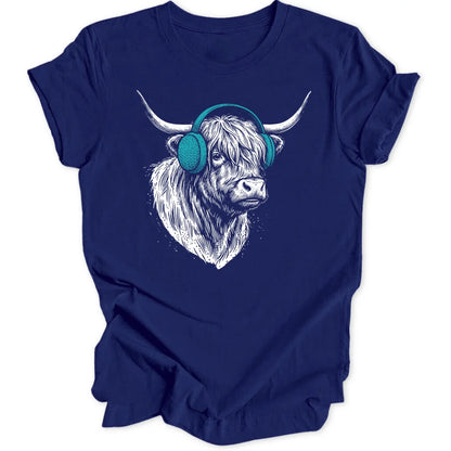 Earmuff Cow - Navy