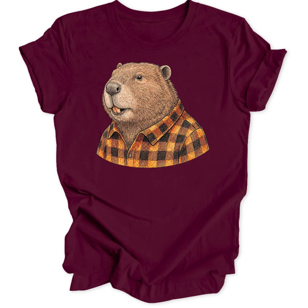 Holzfaeller Biber - Maroon