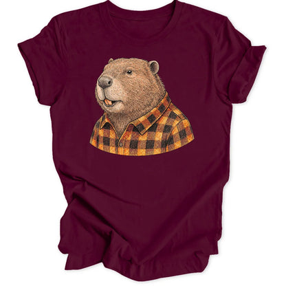 Holzfaeller Biber - Maroon