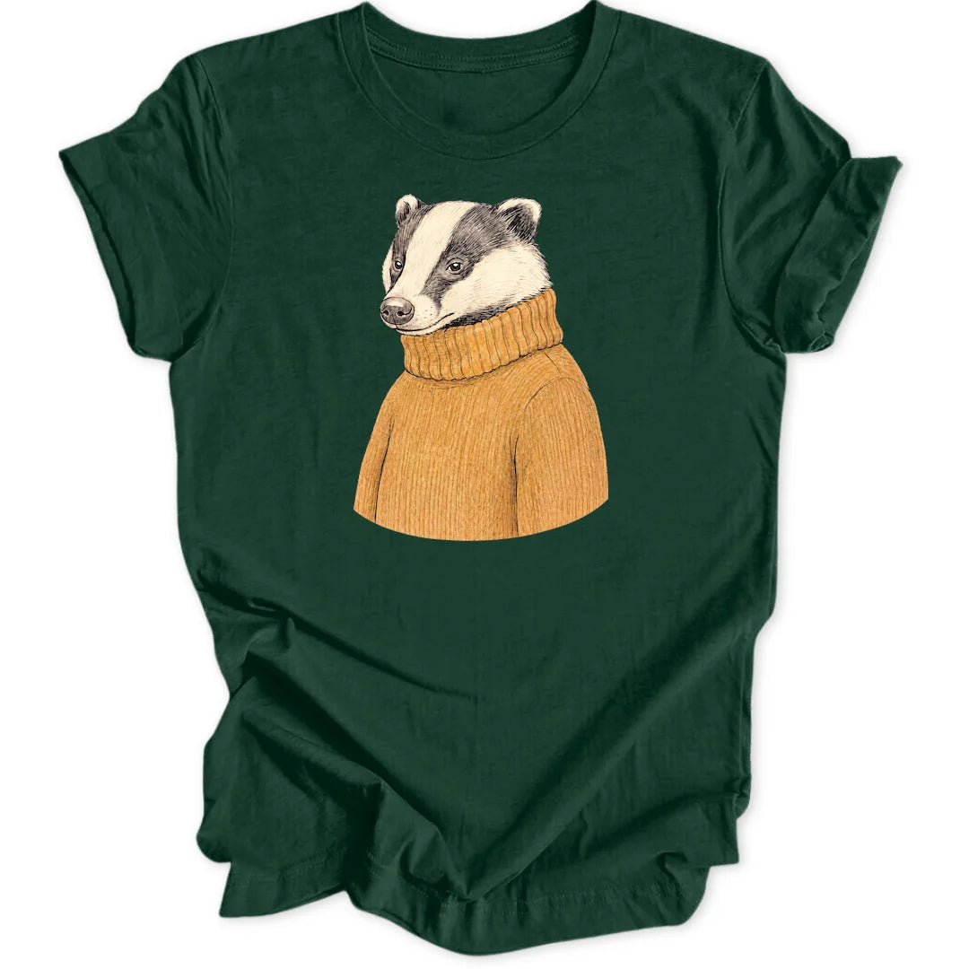 Rollkragen Dachs - Forest Green