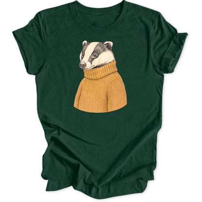 Rollkragen Dachs - Forest Green