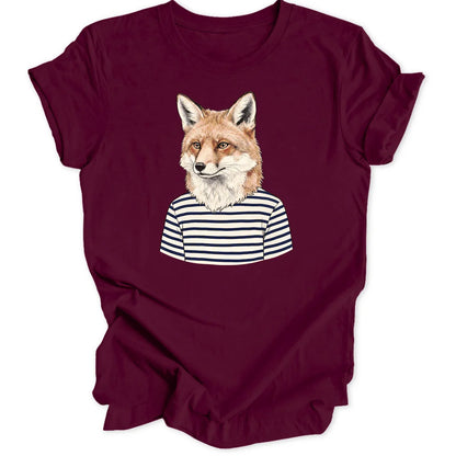 Ringelshirt Fuchs - Maroon