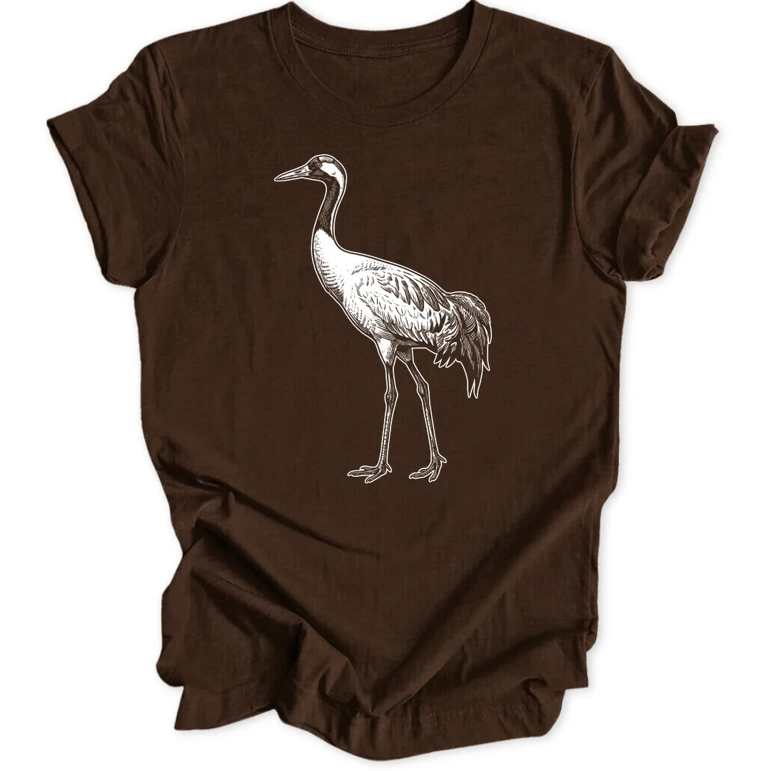 Crane Engraving - Dark Chocolate