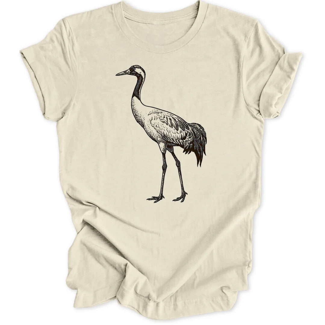 Crane Engraving - Natural