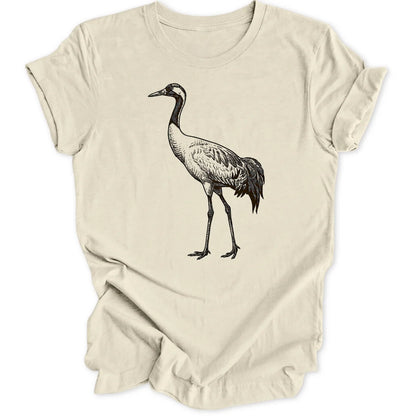 Crane Engraving - Natural