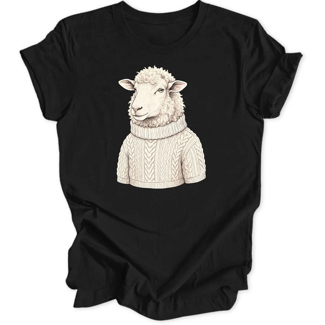 Wollpullover Schaf - Black