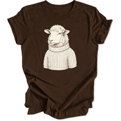 Wollpullover Schaf - Dark Chocolate
