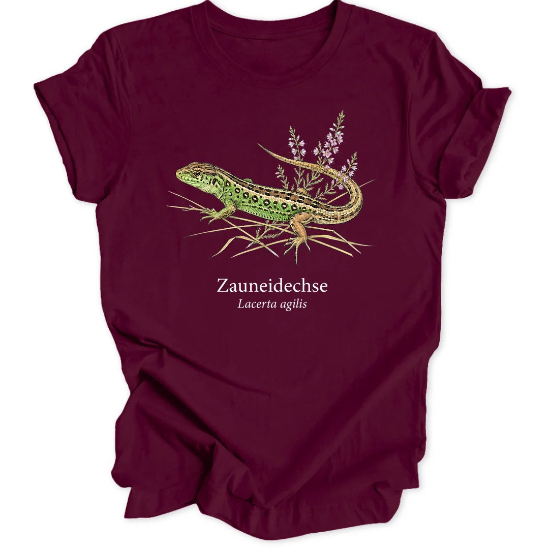 Zauneidechse Study - Maroon