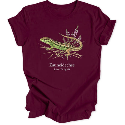 Zauneidechse Study - Maroon