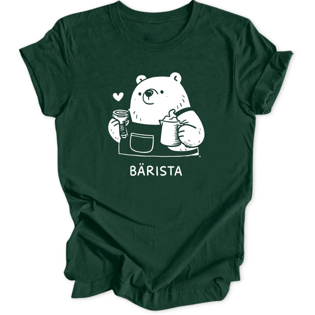 Barista Bear - Forest Green