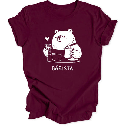 Barista Bear - Maroon